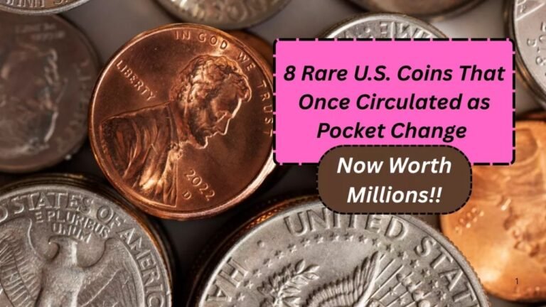 8 Rare U.S. Coins That Once Circulated as Pocket Change – Now Worth Millions
