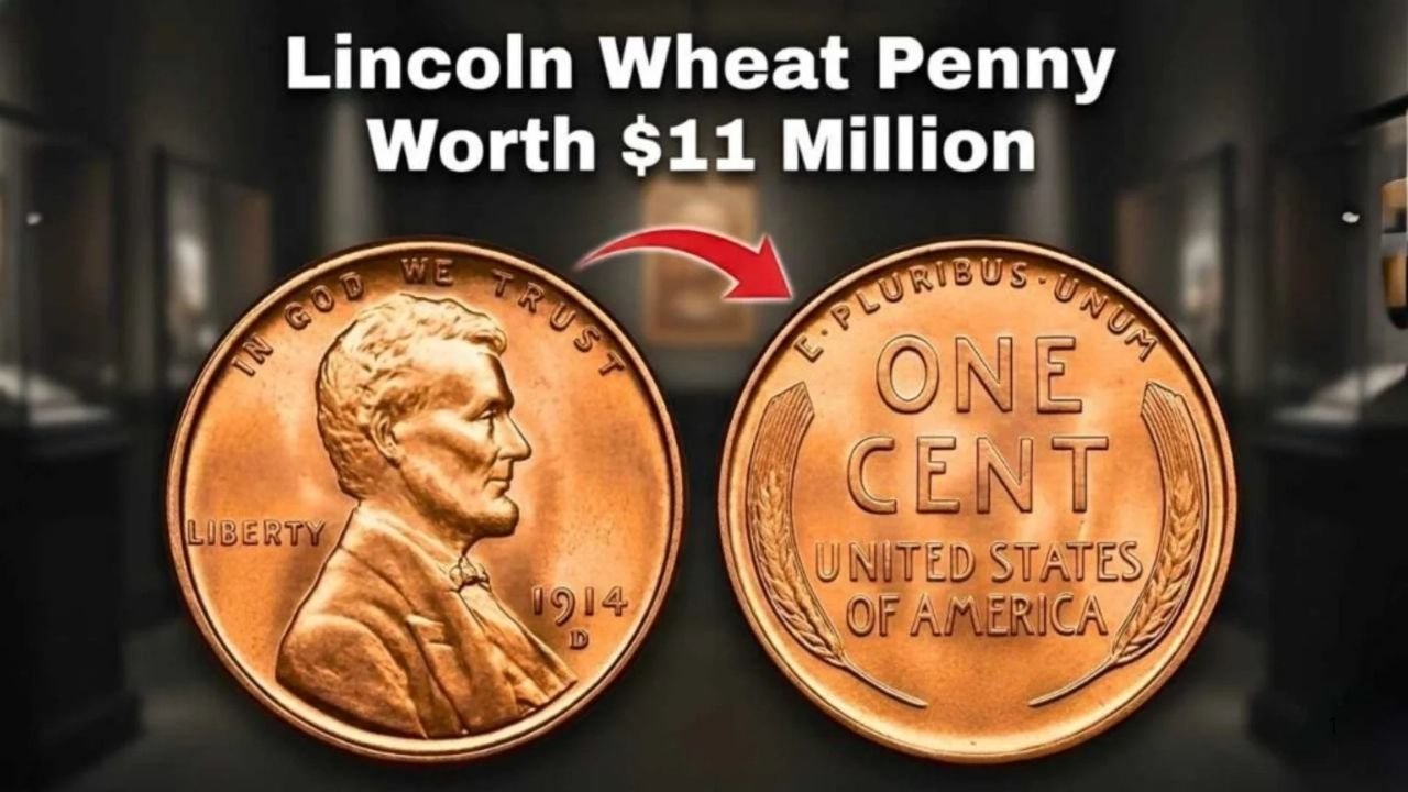 Rare 1943 Copper Lincoln Wheat Penny Worth $11 Million